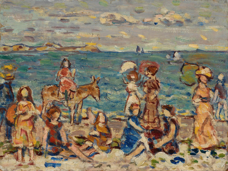 Na plaży - Maurice Prendergast