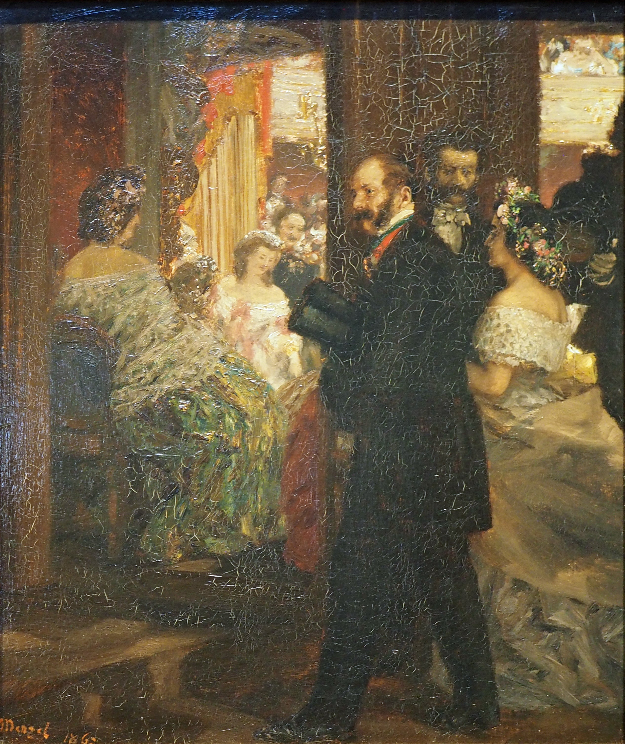 À l’Opéra - Adolph von Menzel - Alpha Reproduction