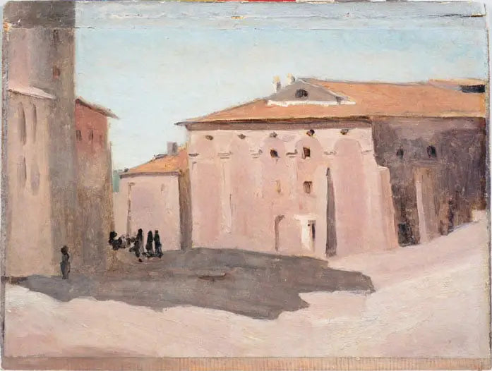 U Marino niedaleko Rzymu - Jean-Baptiste Camille Corot