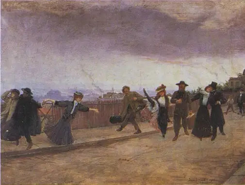 Na Montmartre - Jean Béraud
