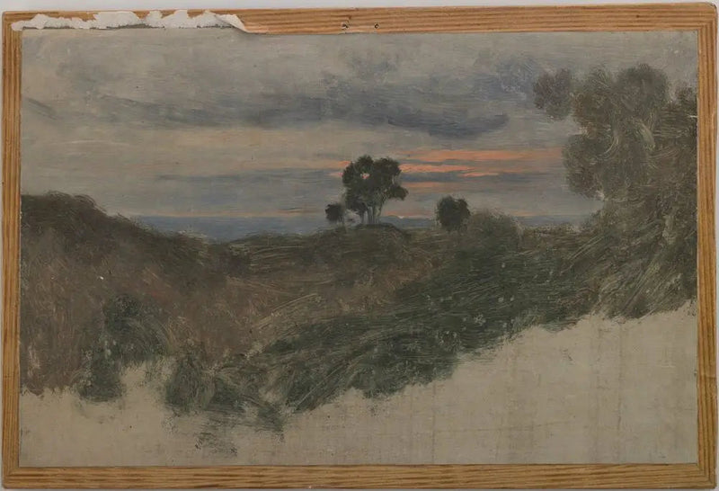 W Olevano koło Rzymu - Jean-Baptiste Camille Corot