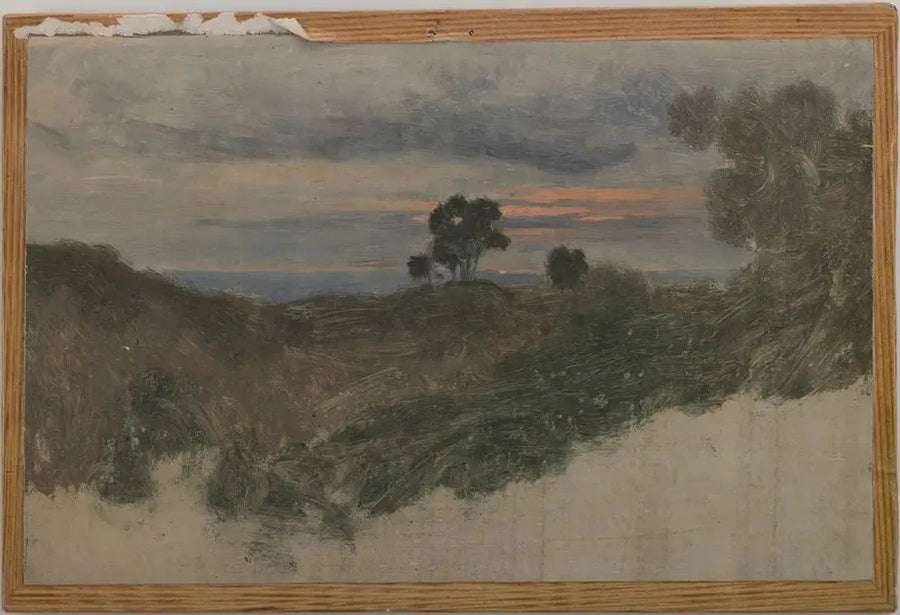 W Olevano koło Rzymu - Jean-Baptiste Camille Corot