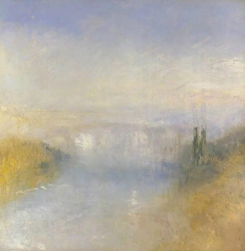 Rzeka widziana z wzgórza - J. M. W. Turner