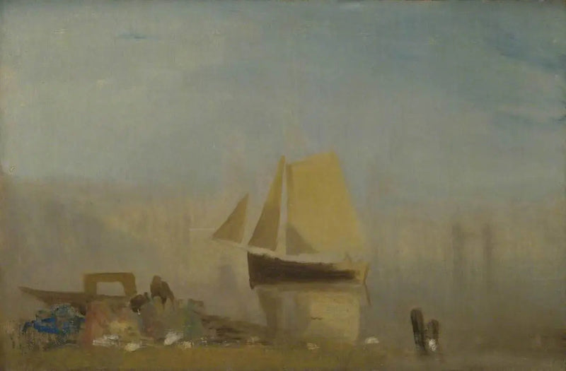 Żaglówka w Rouen - J. M. W. Turner