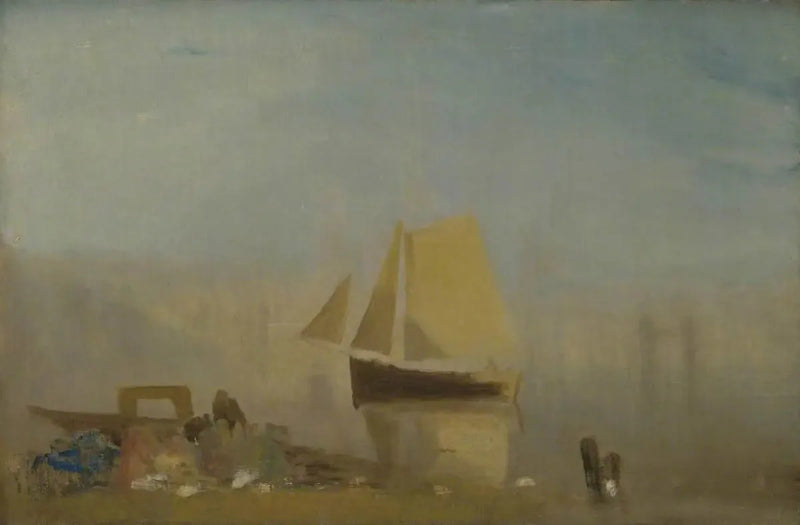Żaglówka w Rouen - J. M. W. Turner