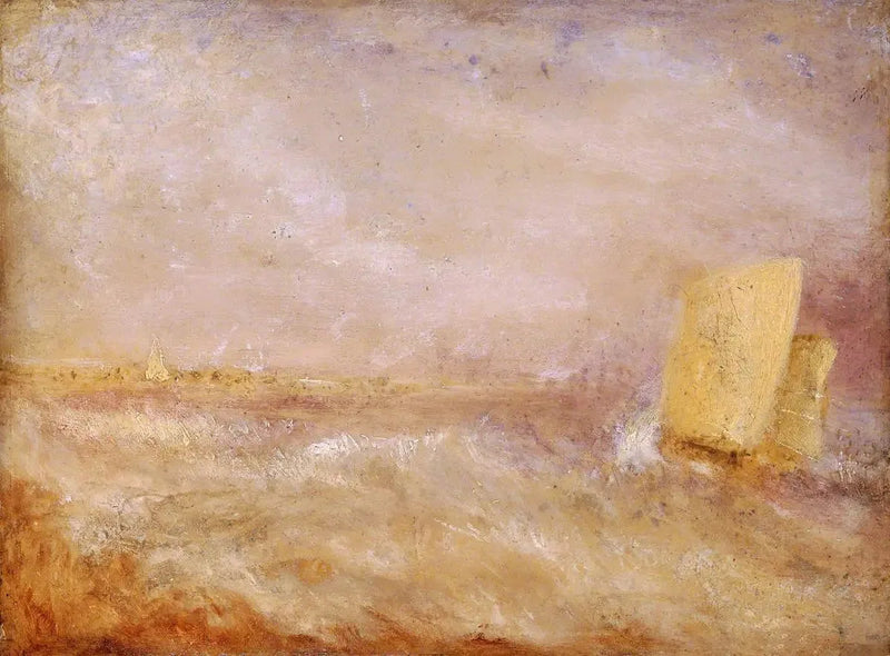 Żaglówka u wybrzeży Deal - J. M. W. Turner