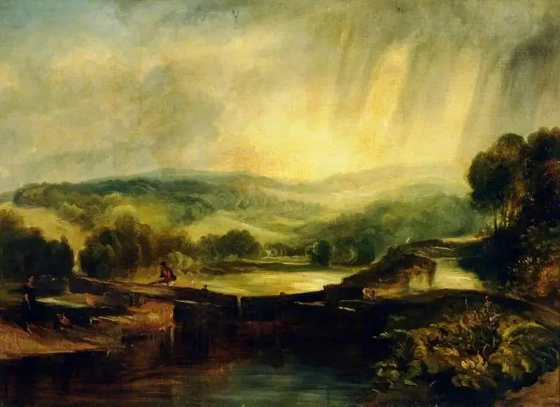 Widok na Colne, Moor Park, Hertfordshire - J. M. W. Turner