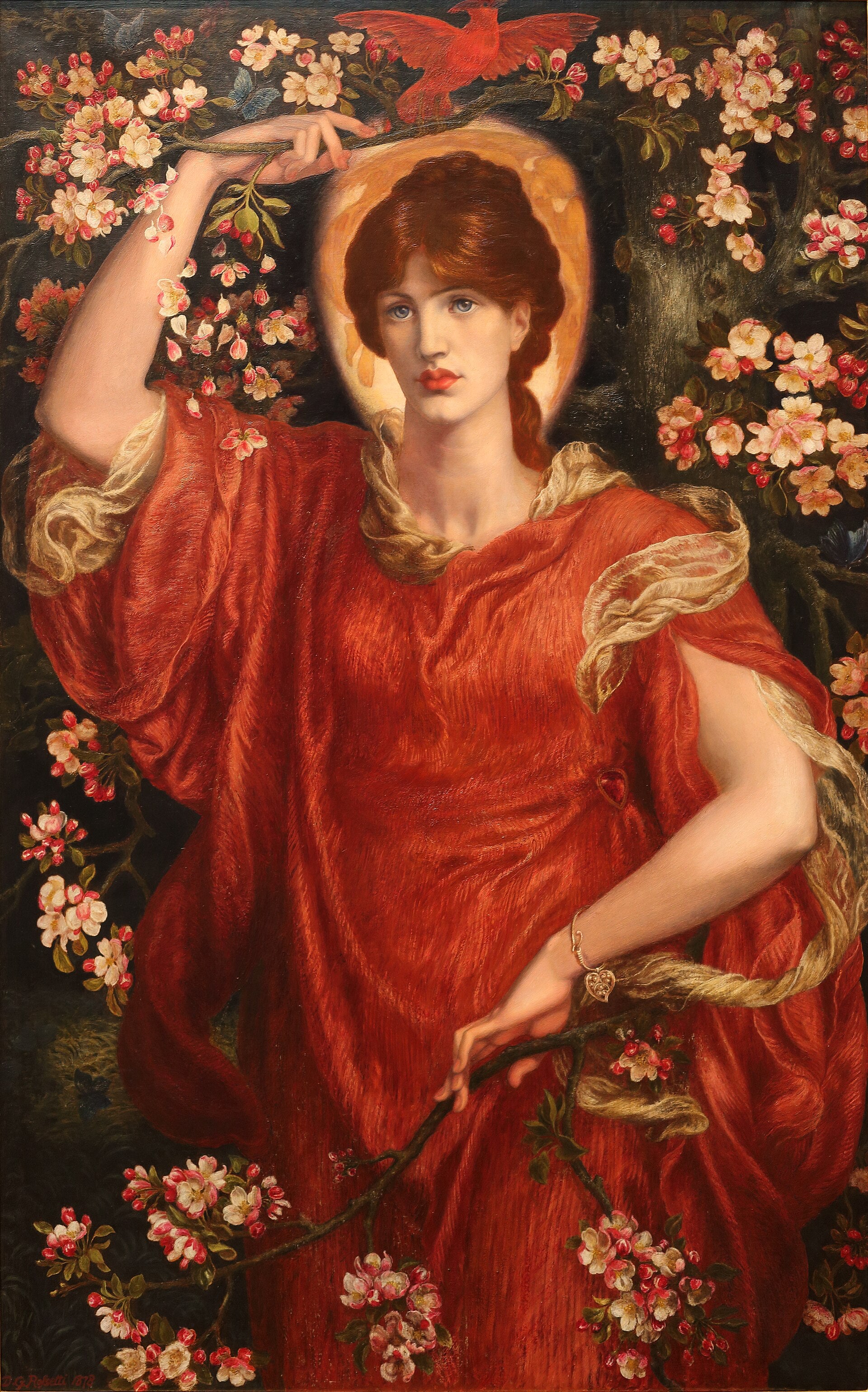 Une vision de Fiammetta - Dante Gabriel Rossetti