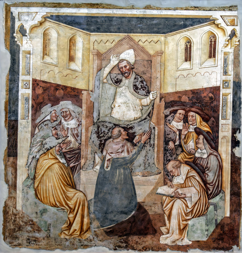 Abdykacja papieża (Historie świętej Urszuli) - Tomaso da Modena