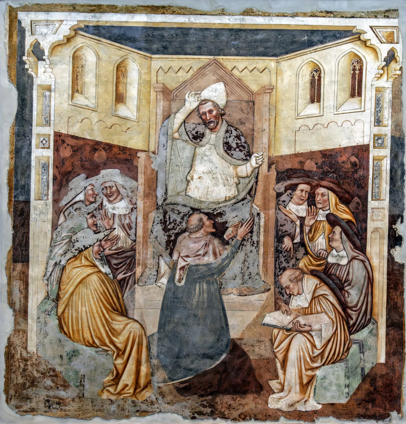 Abdykacja papieża (Historie świętej Urszuli) - Tomaso da Modena
