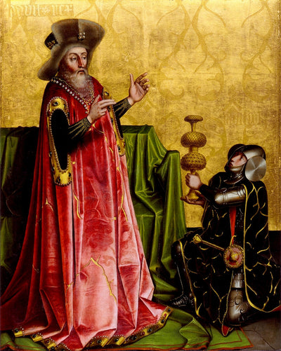 Abisai devant David - Konrad Witz - Alpha Reproduction