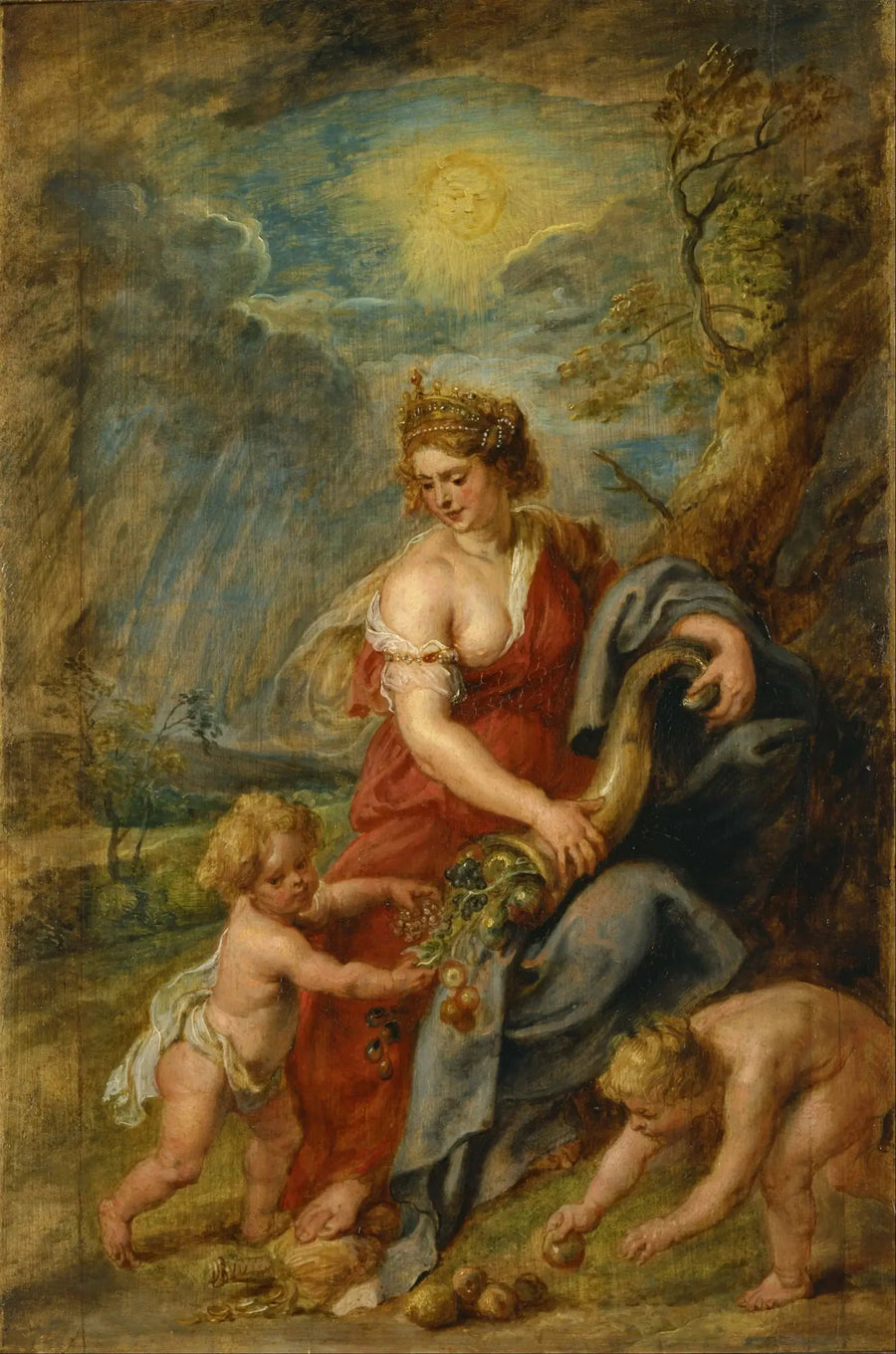 Obfitość (Abundantia) - Peter Paul Rubens