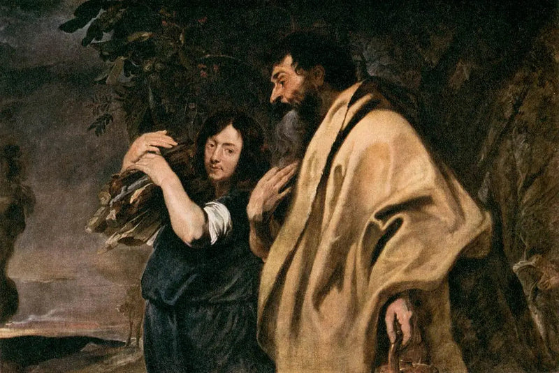 Abraham i Izaak - Antoine van Dyck