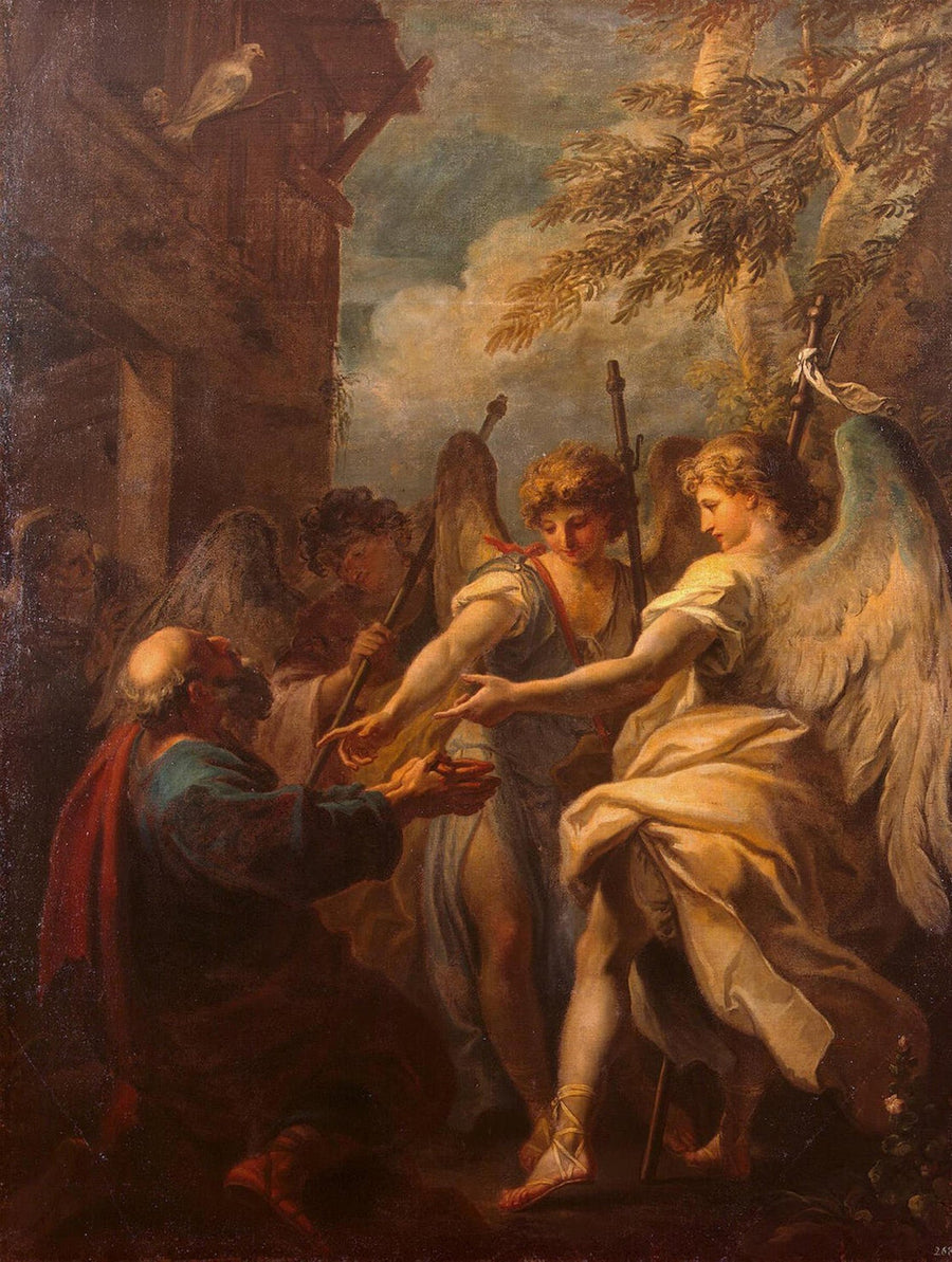 Abraham i anioły - Sebastiano Ricci