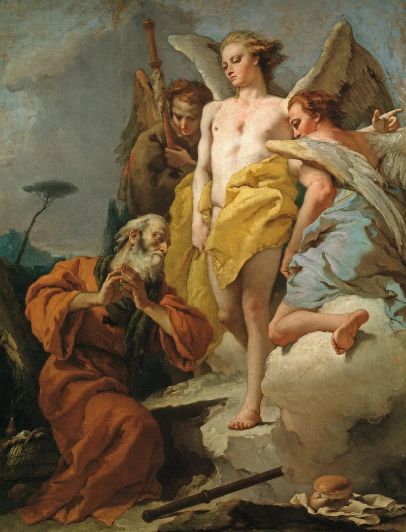 Abraham i trzej aniołowie - Giovanni Battista Tiepolo