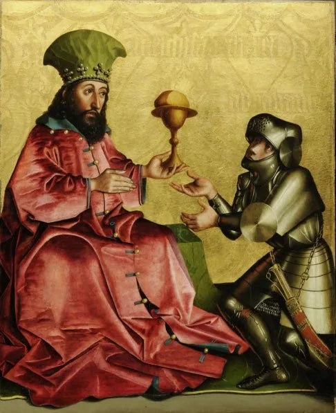 Abraham i Melchizedek - Konrad Witz