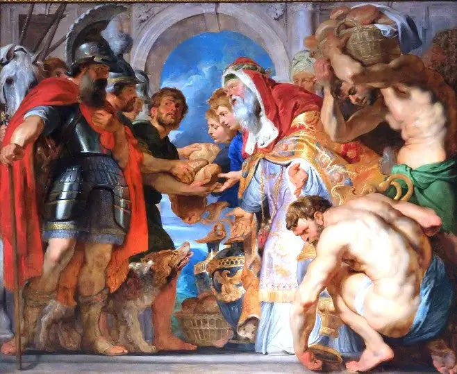 Abraham i Melchizedek - Peter Paul Rubens