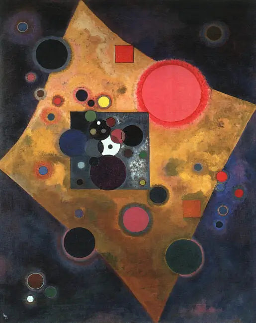 Akcent w różu - Wasilij Kandinsky