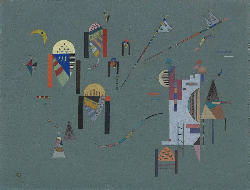 Akcenty wertykalne - Wasilij Kandinsky