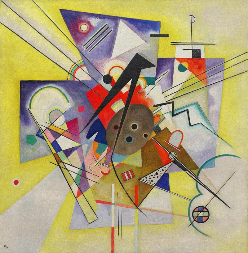 Żółte towarzyszenie - Wasilij Kandinsky