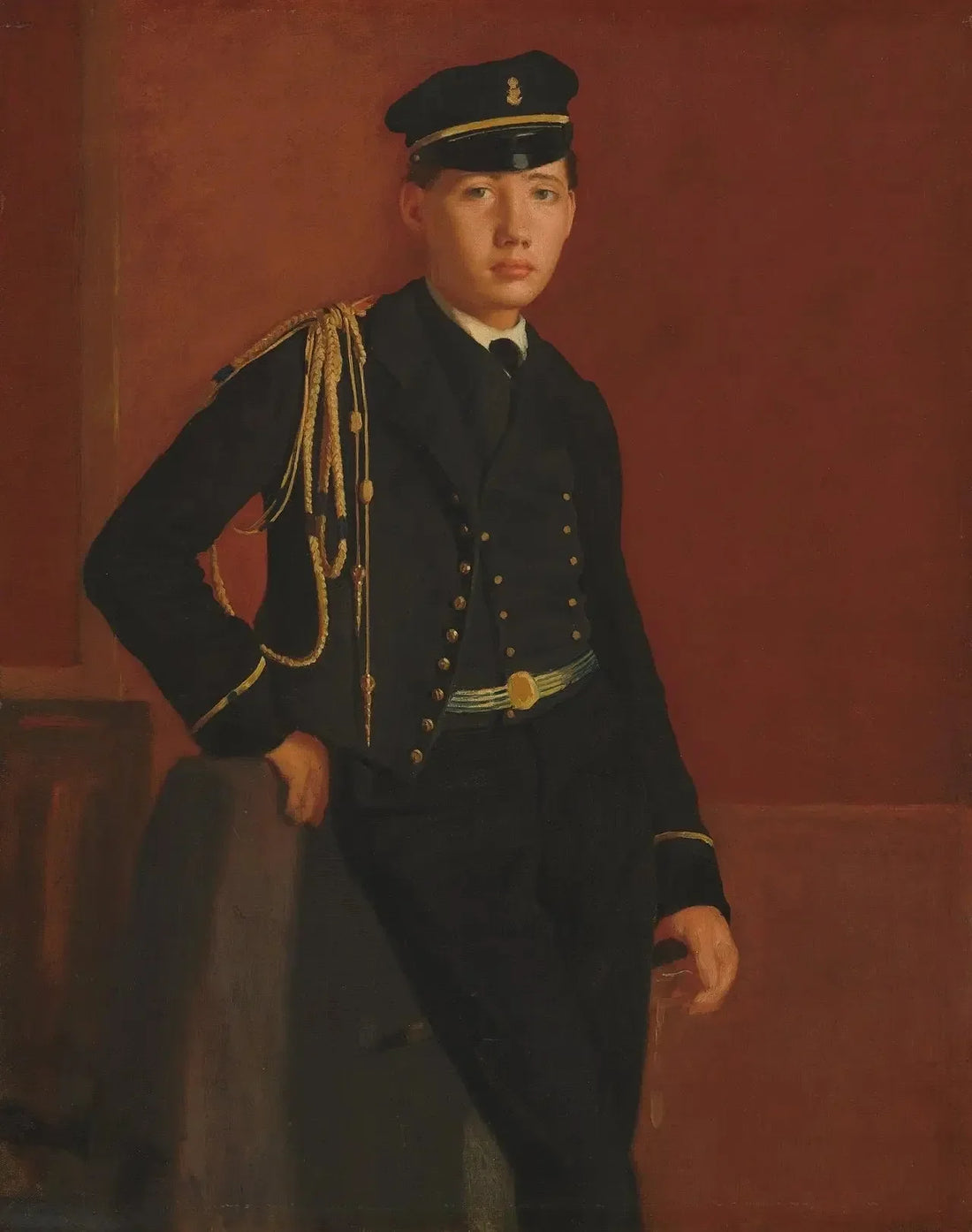 Achille De Gas w mundurze kadeta - Edgar Degas