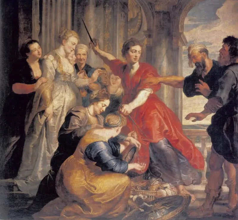 Achilles odkryty przez Ulyses i Diomeda - Peter Paul Rubens