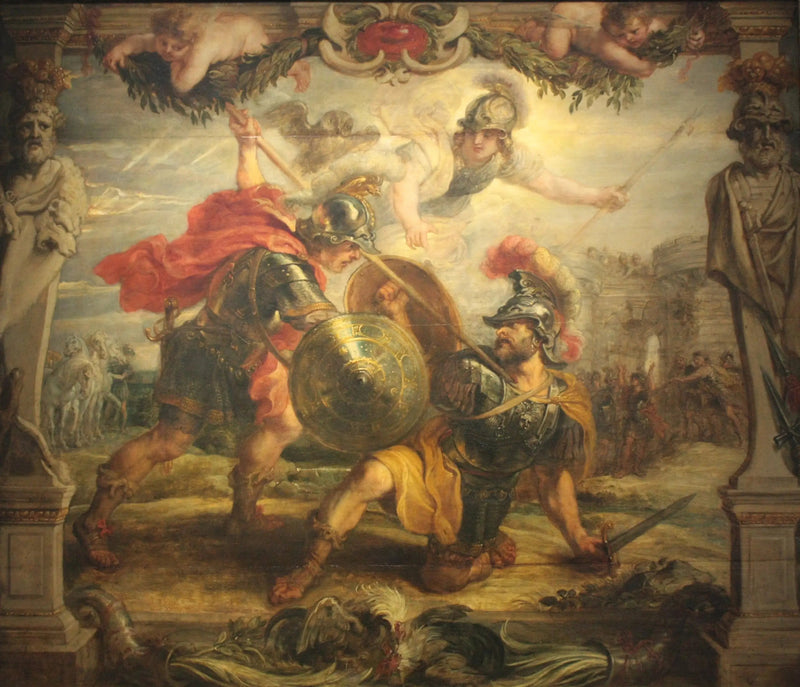 Achilles zwyciężający Hektora - Peter Paul Rubens