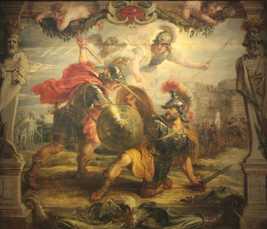 Achilles zwyciężający Hektora - Peter Paul Rubens