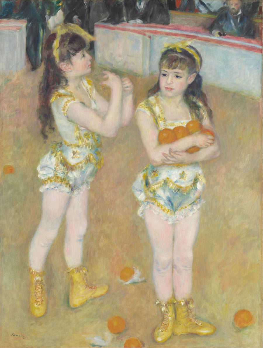 Acrobates au Cirque Fernando, Francisca et Angelina Wartenberg, peintes par Renoir en 1879