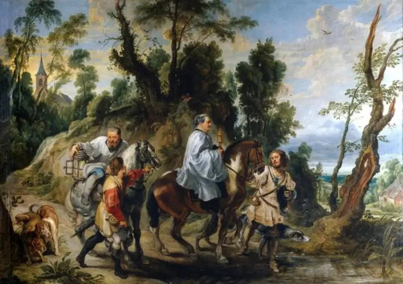 Akt oddania Rodolphego I Habsburga - Peter Paul Rubens