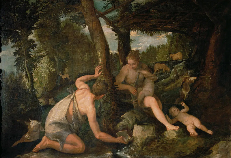 Adam i Ewa po wygnaniu z raju - Paul Véronèse