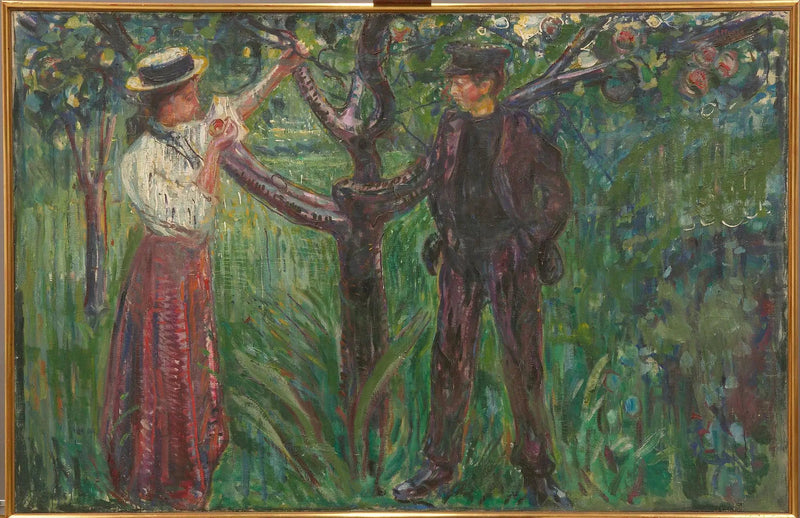 Adam i Ewa - Edvard Munch