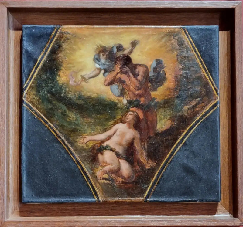 Adam i Ewa - Eugène Delacroix