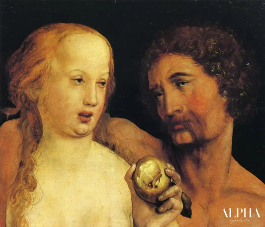 Adam et Eve - Hans Holbein le Jeune - Reproductions de tableaux et peintures haut de gamme