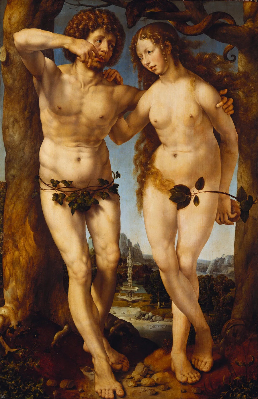 Adam i Ewa - Jan Gossaert
