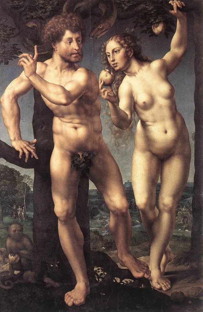 Adam i Ewa - Jan Gossaert