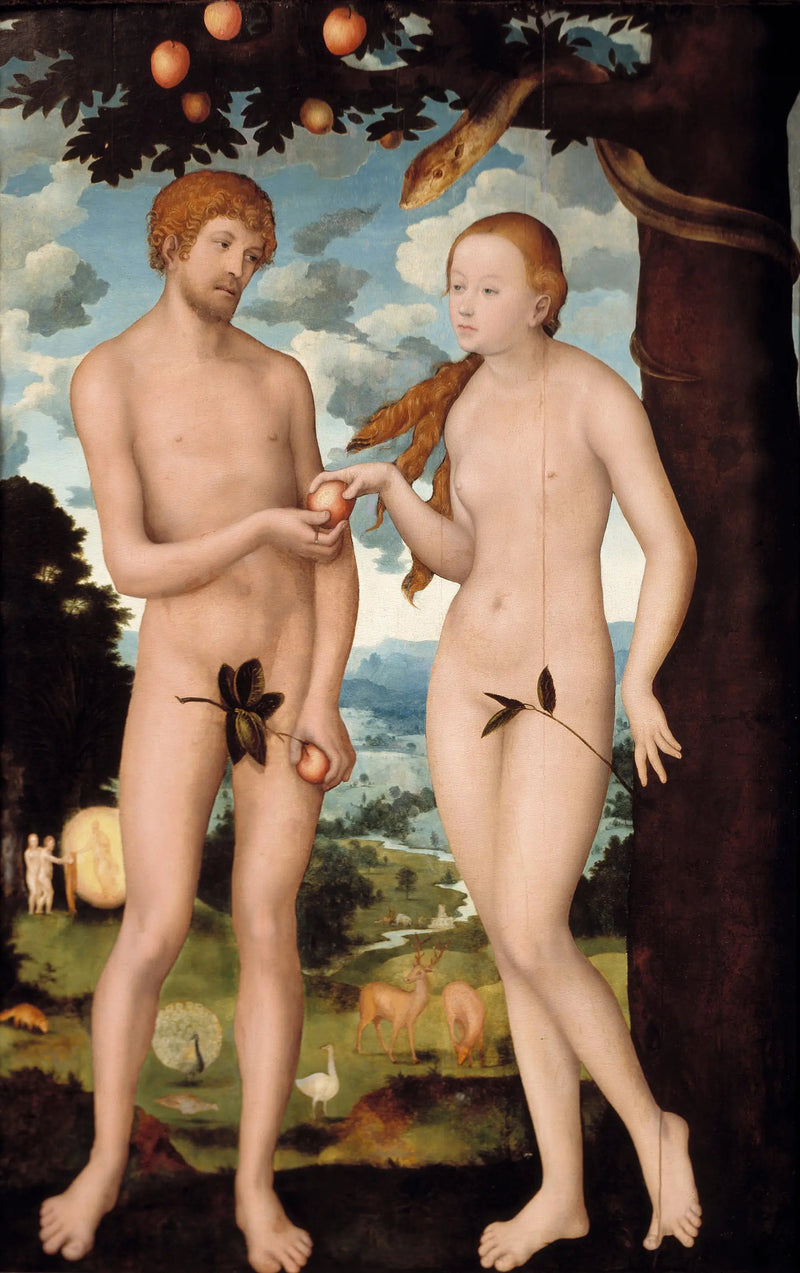 Adam i Ewa - Lucas Cranach Starszy