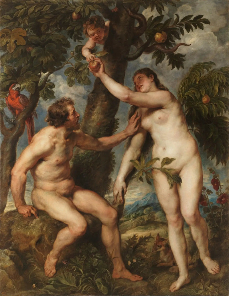 Adam i Ewa - Peter Paul Rubens