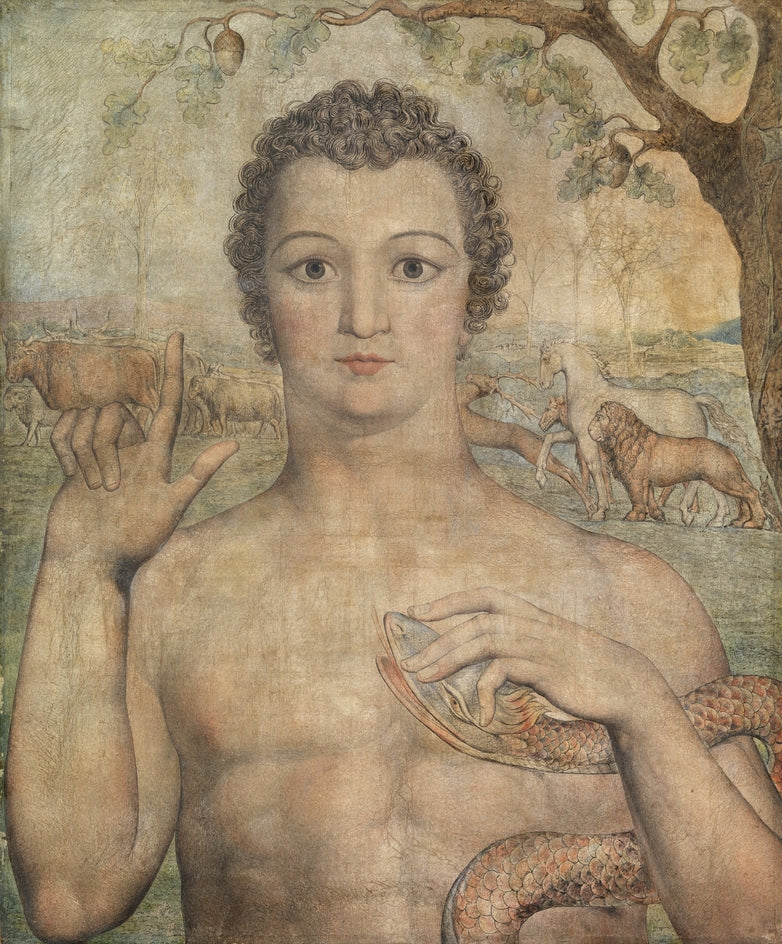 Adam nazywa zwierzęta - William Blake