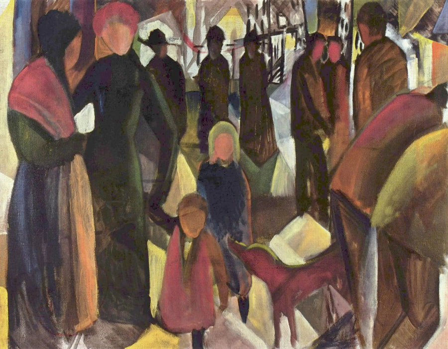 Pożegnanie - August Macke