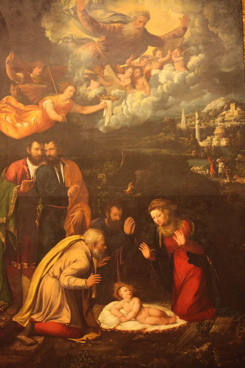 Adoration de l'Enfant Jésus - Dosso Dossi