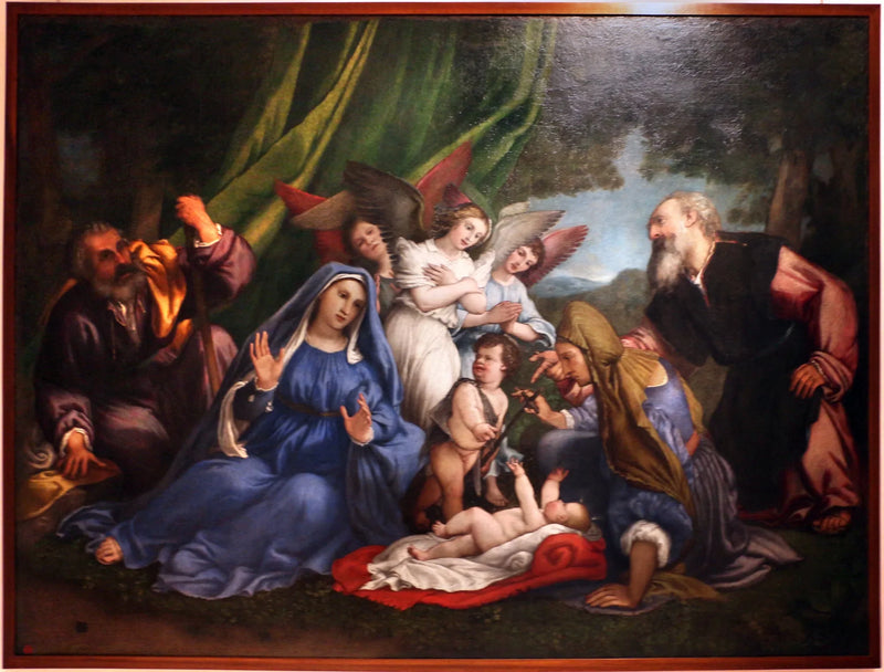 Adoracja Dzieciątka - Lorenzo Lotto