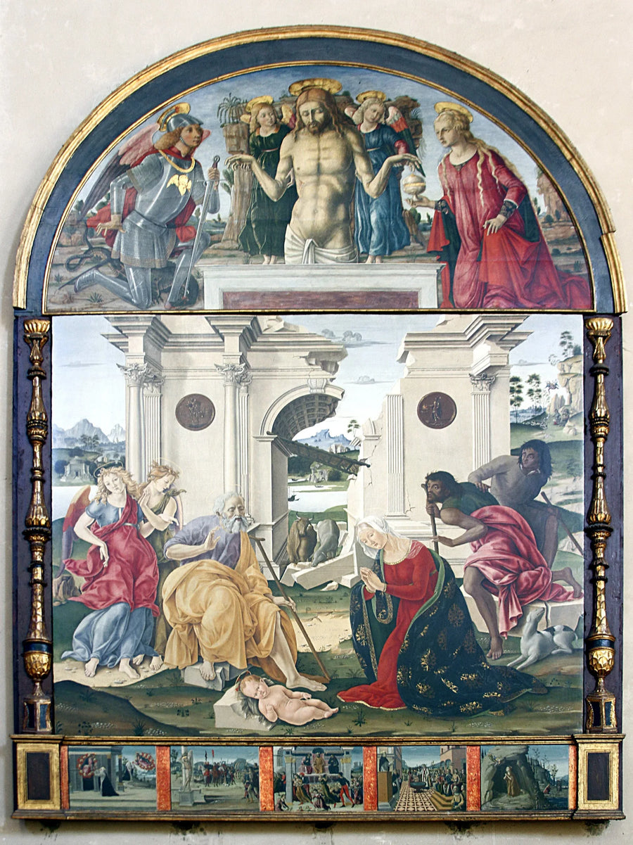 Adoracja Dzieciątka - Matteo di Giovanni