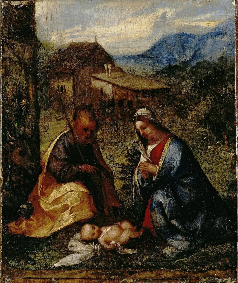 Uwielbienie Dzieciątka - Titian