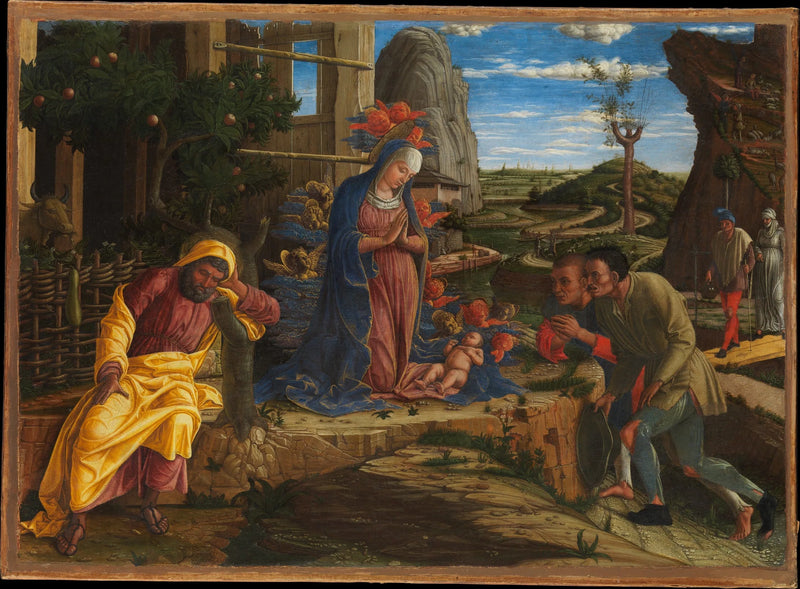 Adoracja pasterzy - Andrea Mantegna