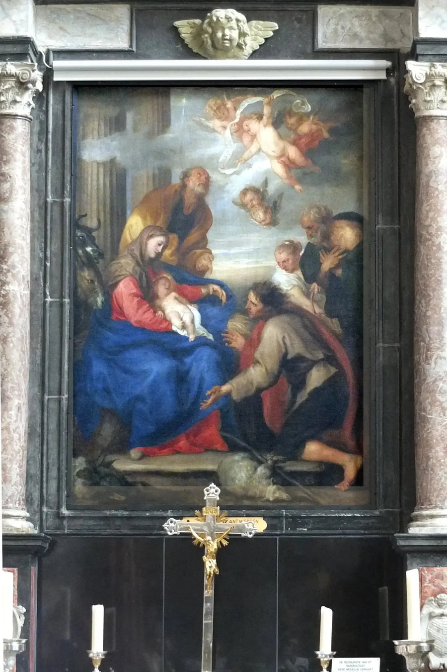 Uwielbienie pasterzy - Antoine van Dyck