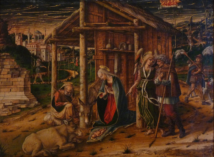 Adoracja pasterzy - Carlo Crivelli