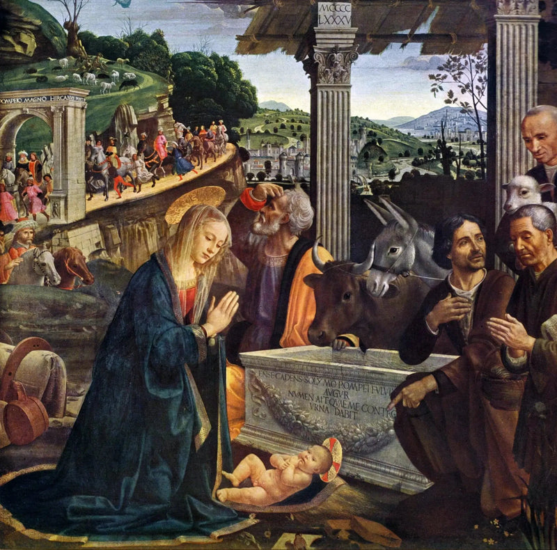 Adoracja pasterzy - Domenico Ghirlandaio