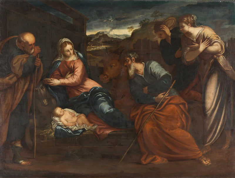 Adoracja pasterzy - Jacopo Tintoretto