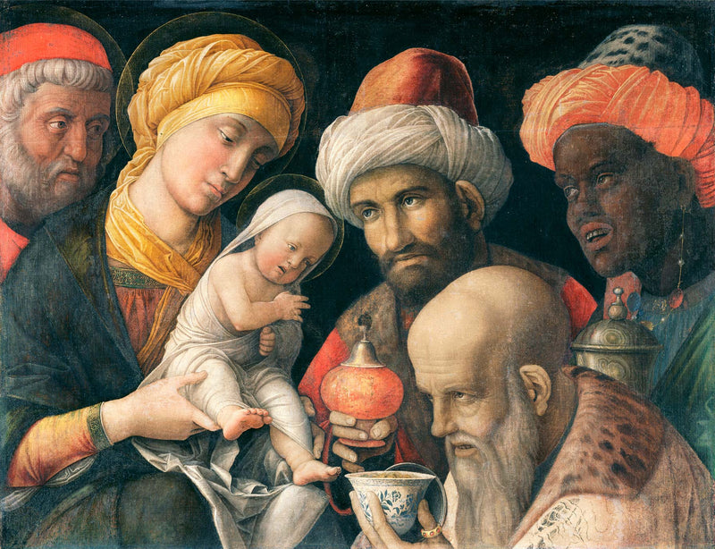 Adoracja Trzech Króli - Andrea Mantegna